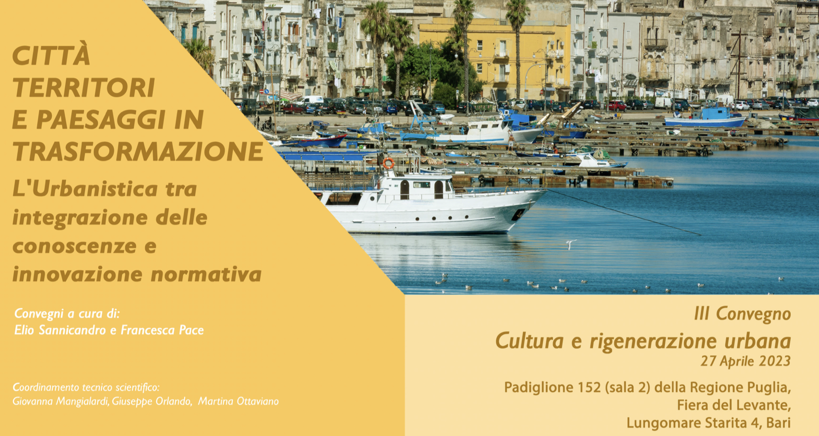 Città, Territori e Paesaggi in trasformazione: l'Urbanistica tra integrazione delle conoscenze e innovazione normativa